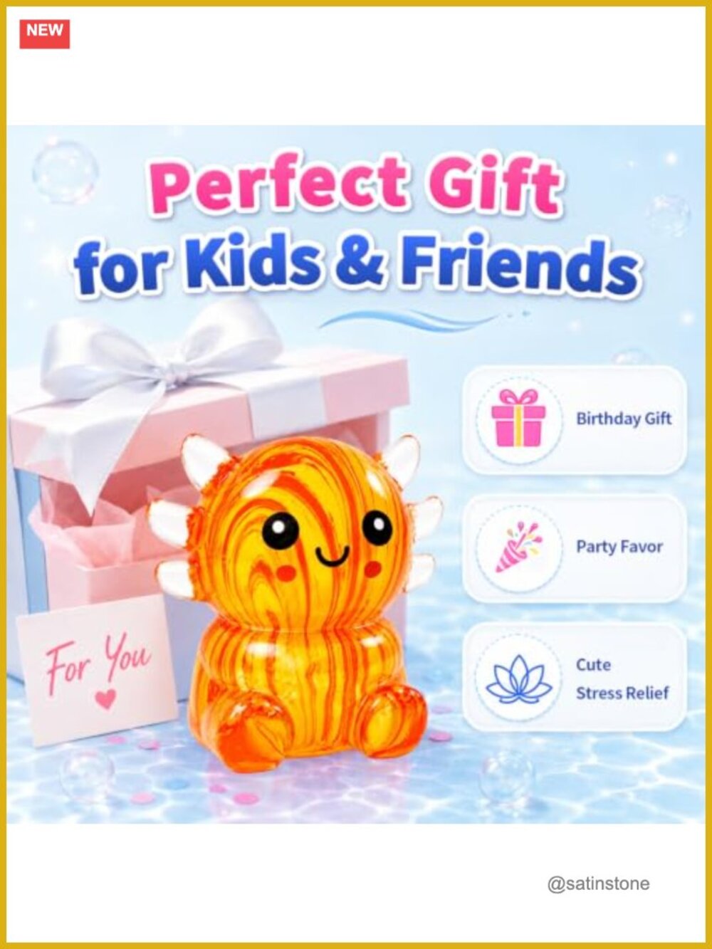 Stress Relief Fidget Toy, Soft Squishy Sensory Squeeze Toy for Adults - Picture 6 of 6